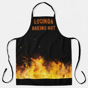 Baking Hot Koch Flames personalisieren Schürze