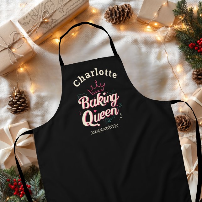 Baking-Königin! Benutzerdefiniert Schürze (Baking Queen! Custom Apron)