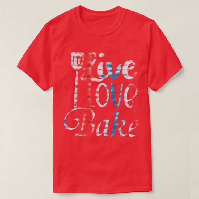 Baking love For Baker Pastry Chef Or Cook T-Shirt (Design vorne)