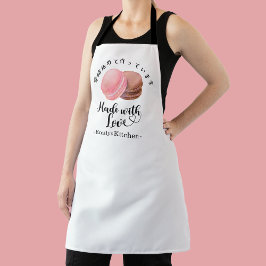 Baking Macaron Pastry Chef Cute Modern Watercolor Schürze