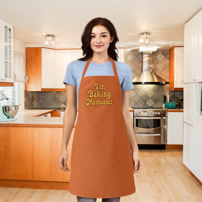 Baking Memories orange braun Schürze (Von Creator hochgeladen)