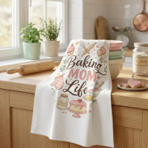 Baking Mom Life Küchenhandtuch 