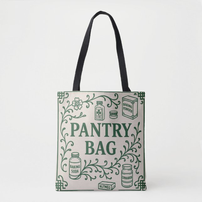 "BAKING PANTRY BAG" - CHINOISERIE TOTE  TASCHE (Vorderseite)