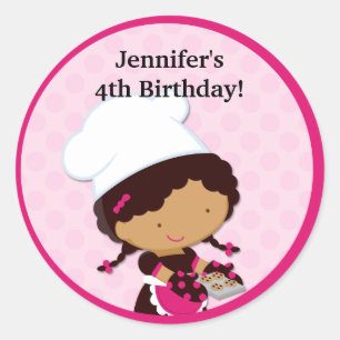 Baking Party Favoriser les autocollants