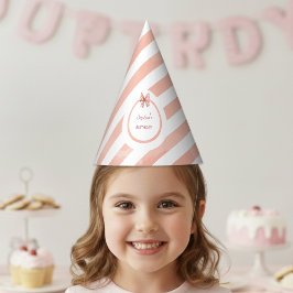 Baking Party Girls Birthday Fun Pink Pastel Partyhütchen
