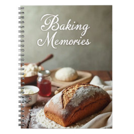 Baking Recipes Notizblock