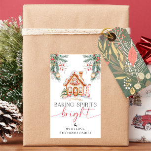 Baking Spirits Bright Christmas Gig Stickers
