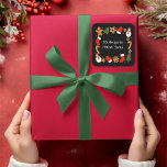 Baking Spirits Bright Custom Christmas Geschenk Ta Quadratischer Aufkleber<br><div class="desc">Mit unserem exklusiven "Baking Spirits Bright" Design stärken Sie Ihre Weihnachtsfeiern. Tauchen Sie ein in den Urlaubssgeist und lassen Sie sich von handgezapften Lebkuchengebäck mit festlichen Formen wie Sternen, Schneemännern, Fingern, Weihnachtsbäumen, Schneeflocken, Glocken, Strümpfen und dem klassischen Lebkuchenmann umgeben. Freude und Wärme in dieser Saison mit einer Touch von Launen...</div>