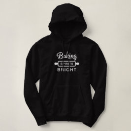 Baking Spirits Bright Schwarzer Weihnachts-Hoodie Hoodie