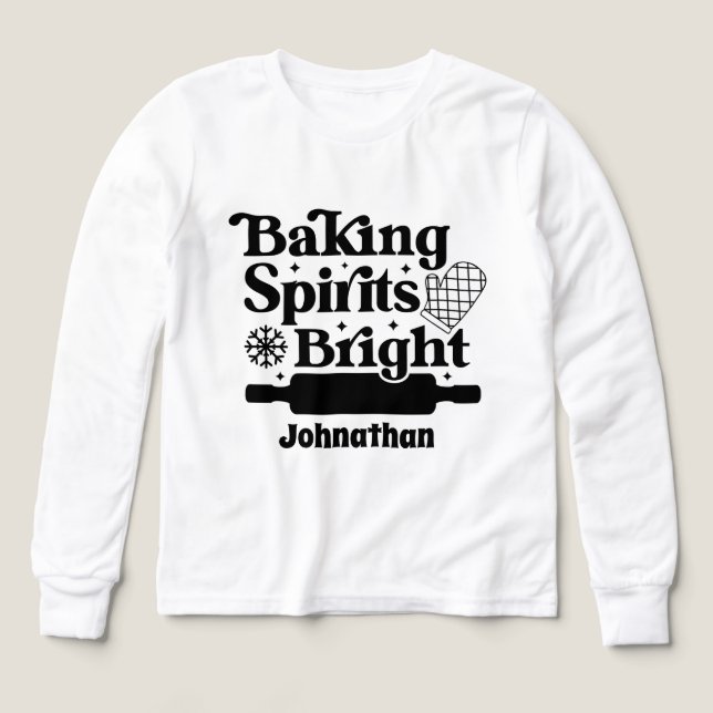 Baking Spirits heller Name hinzufügen (Design Vorderseite)