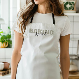 Baking Squad Simple Text Matching Group Schürze