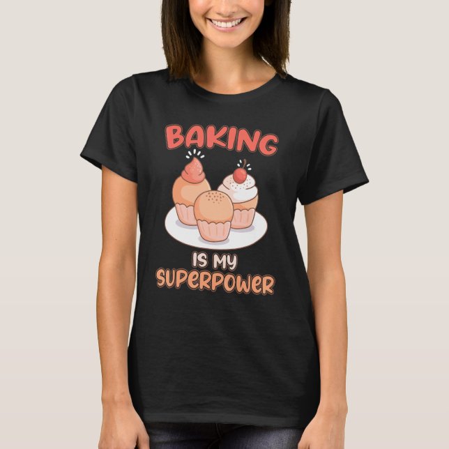 Baking Squad Stolzer Bäcker Kochen  Chef Koch Crew T-Shirt (Vorderseite)