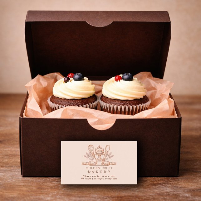 Baking Utensils Baker Bakery Thank You Insert (Créateur téléchargé)