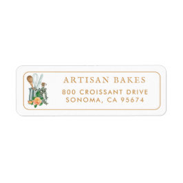 Baking Utensils Bakery Baker Return Address
