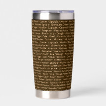 Baking Words Thermal Tumbler