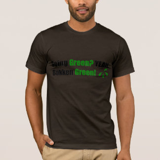 Bakken grüner weicher T - Shirt