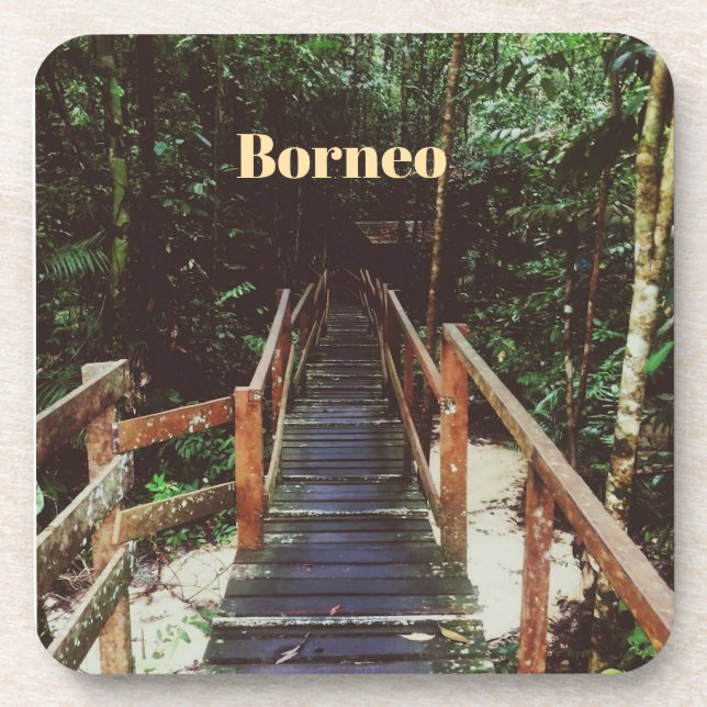 Bako Nationalpark - Borneo Getränkeuntersetzer (Vorderseite)