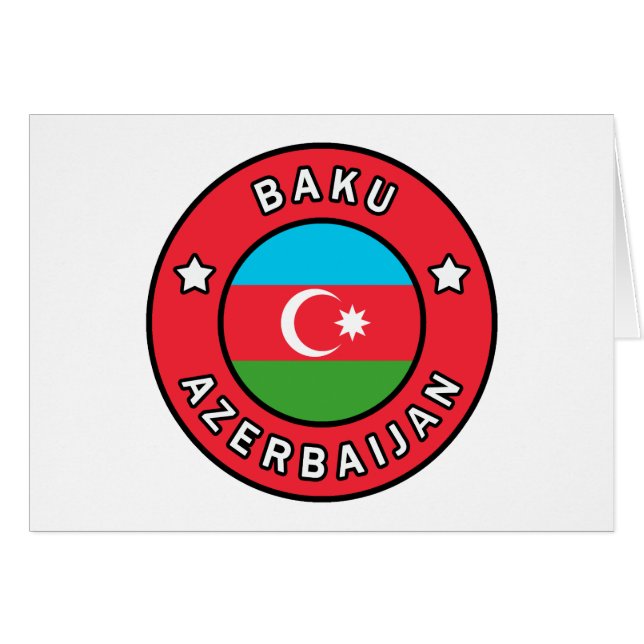 Bakou Azerbaïdjan (Devant horizontal)