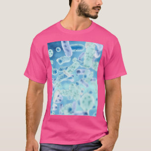 BAKTERIA BURST MIKROSCOPIC Image Biomedizinische I T-Shirt