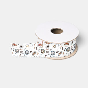 Bakterien u. Virus-Muster Ripsband