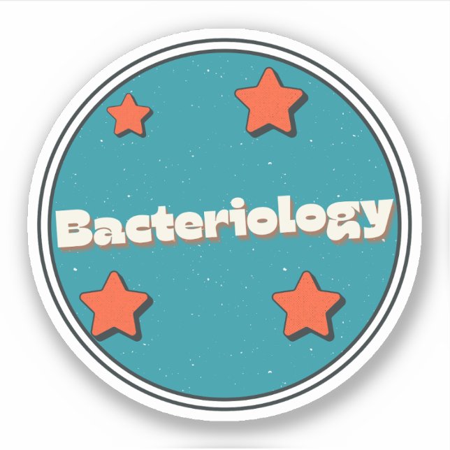 Bakteriologie Aufkleber (Vorderseite)