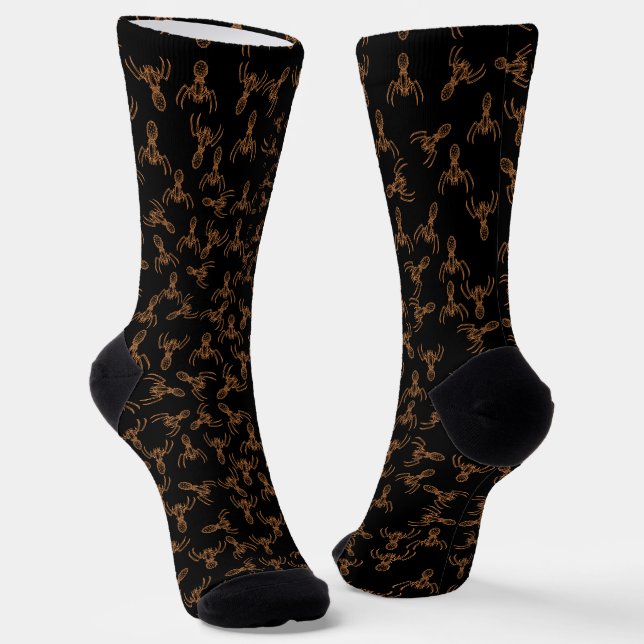 Bakteriophage Biologie Winter Socken (Gewinkelt)