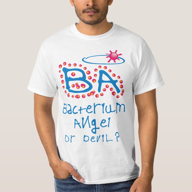 Bakterium-Engel oder -Teufel T-Shirt (Vorderseite)