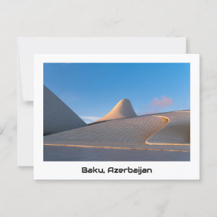 Baku, aserbaidschanisches Andenken nach Karte