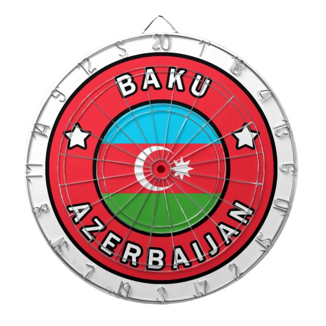 Baku Aserbaijan Dartscheibe (vorne)