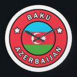 Baku Aserbaijan Große Wanduhr<br><div class="desc">Baku Aserbaijan</div>
