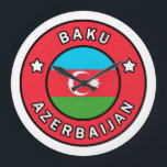 Baku Aserbaijan Große Wanduhr<br><div class="desc">Baku Aserbaijan</div>