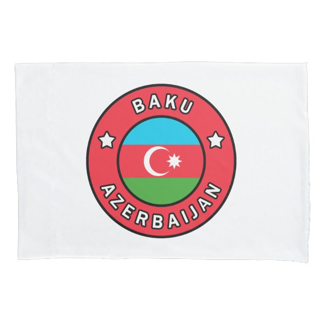 Baku Aserbaijan Kissenbezug (Vorderseite)