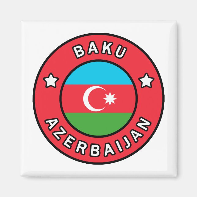 Baku Aserbaijan Magnet (Vorne)