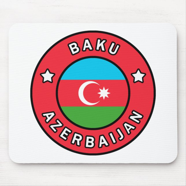 Baku Aserbaijan Mousepad (Vorne)