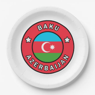 Baku Aserbaijan Pappteller