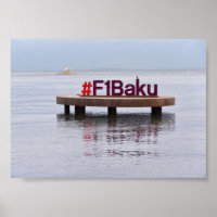 Baku Formel Rennposter