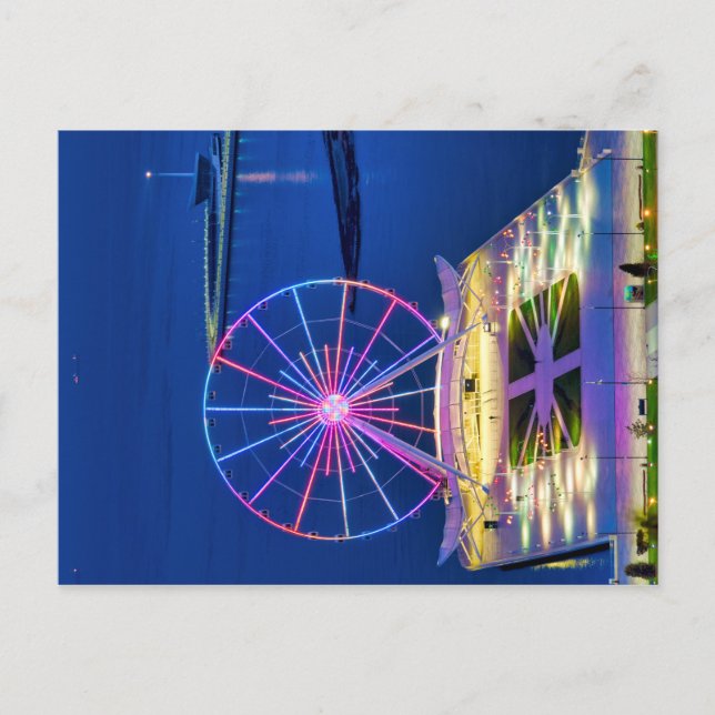 Baku-Riesenrad Postkarte (Vorderseite)