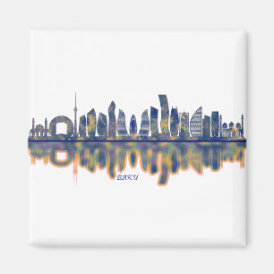 Baku Skyline Magnet