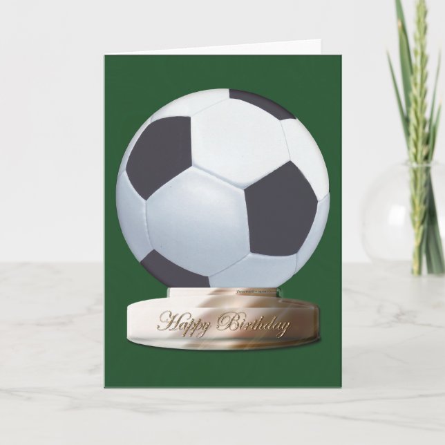 Bal de football Bonne carte d'anniversaire (Devant)