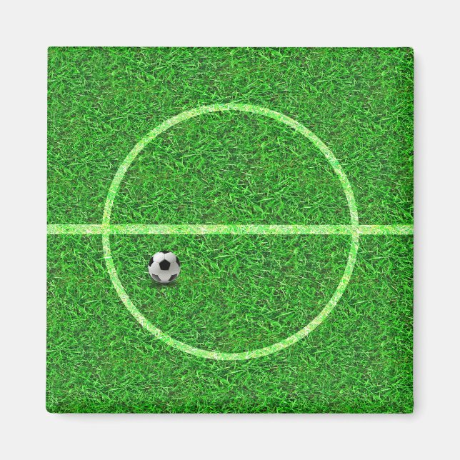 Bal de football de football - Magnet (Devant)