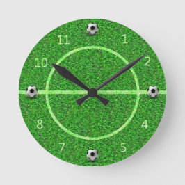Bal De Football De Football - Mur Horloge