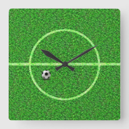 Bal De Football De Football - Mur Horloge