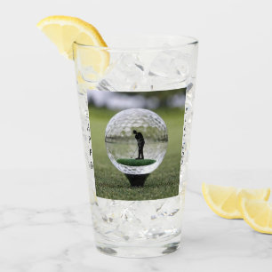Bal De Golf En Verre Avec Lecteur De Golf À L'Inté