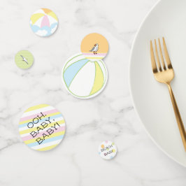 Bal De Plage De baby shower Confetti