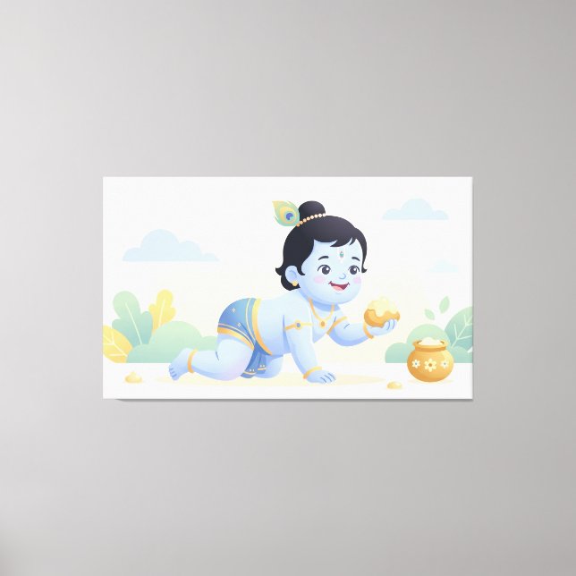 Bal Krishna Leinwanddruck (Vorderseite)