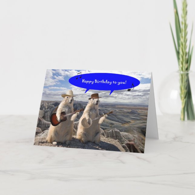 BAL POPULAIRE DANS LA CARTE D'ANNIVERSAIRE DE (Devant)