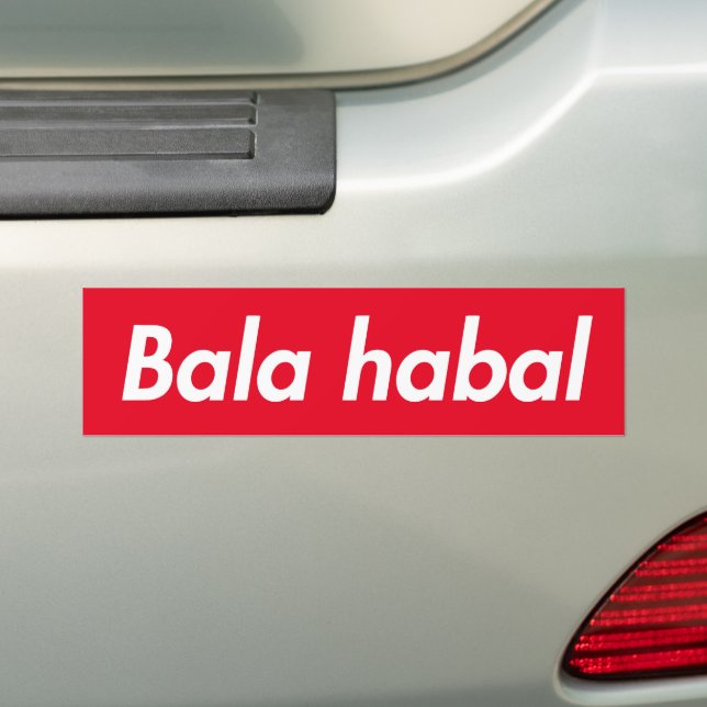 Bala Habal Funny Arabische Phrase Autoaufkleber (Auf Auto)