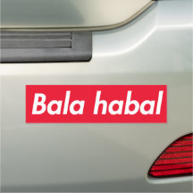 Bala Habal Lustiger arabischer Ausdruck
