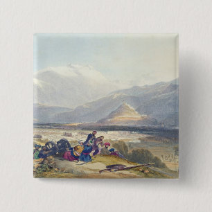 Bala Hissar und Stadt von Kabul mit den Briten Button