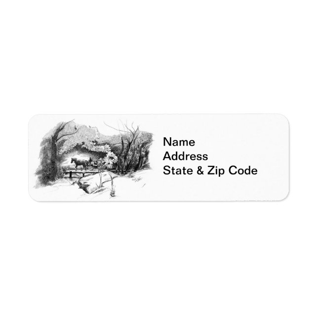 Balade à travers Central Park Étiquette (Devant)